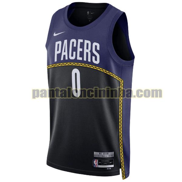 Maglie Uomo basket bennedict mathurin Indiana Pacers Blu 2022 2023