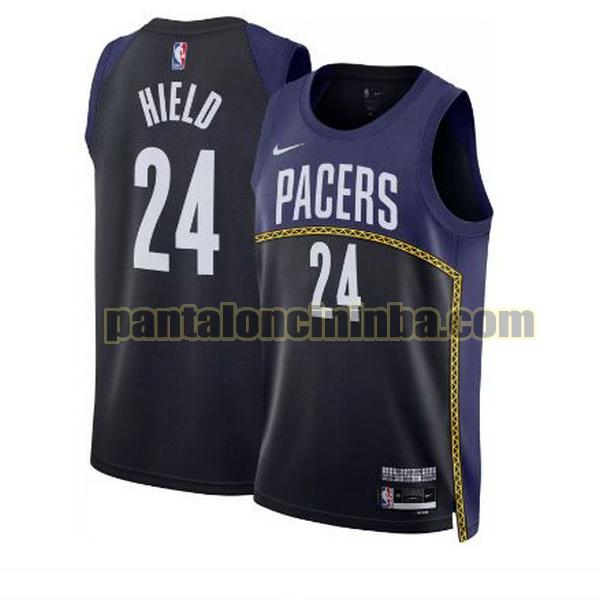 Maglie Uomo basket buddy hield Indiana Pacers Blu 2022 2023