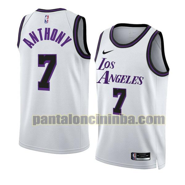 Maglie Uomo basket carmelo anthony 7 Los Angeles Lakers Bianco 2022-2023