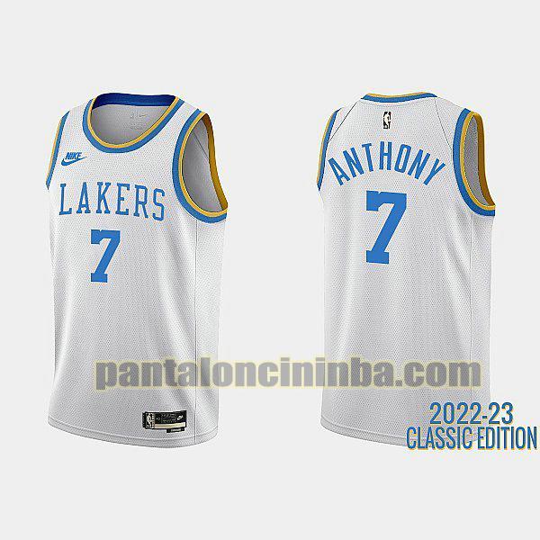 Maglie Uomo basket carmelo anthony 7 Los Angeles Lakers Bianco 2022-23