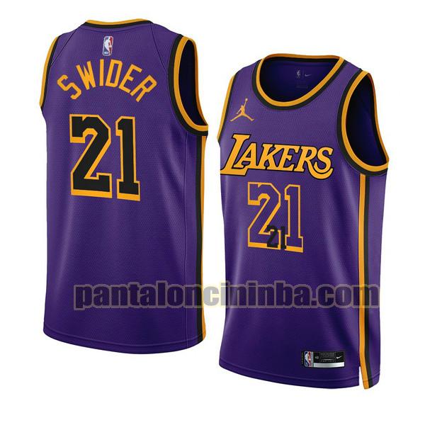 Maglie Uomo basket cole swider 21 Los Angeles Lakers Propora 2022-2023