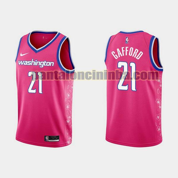 Maglie Uomo basket daniel gafford 21 Washington Wizards Rosa 2022 2023