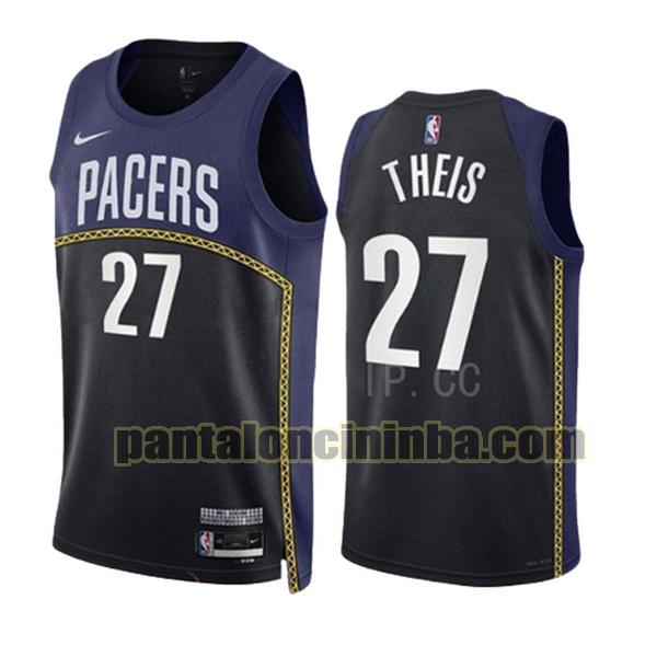 Maglie Uomo basket daniel theis Indiana Pacers Blu 2022 2023