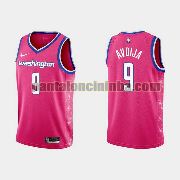 Maglie Uomo basket deni avdija 9 Washington Wizards Rosa 2022 2023