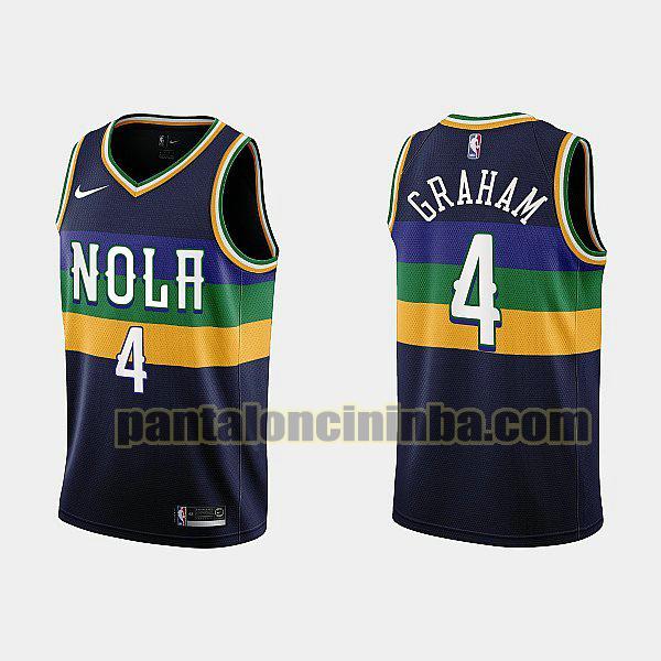 Maglie Uomo basket devonte' graham 4 New Orleans Pelicans Navy 2022 2023