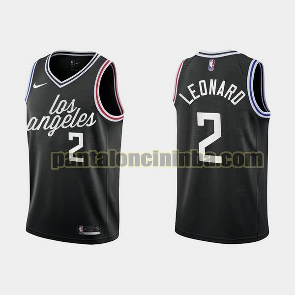 Maglie Uomo basket kawhi leonard 2 Los Angeles Clippers Nero 2022-2023