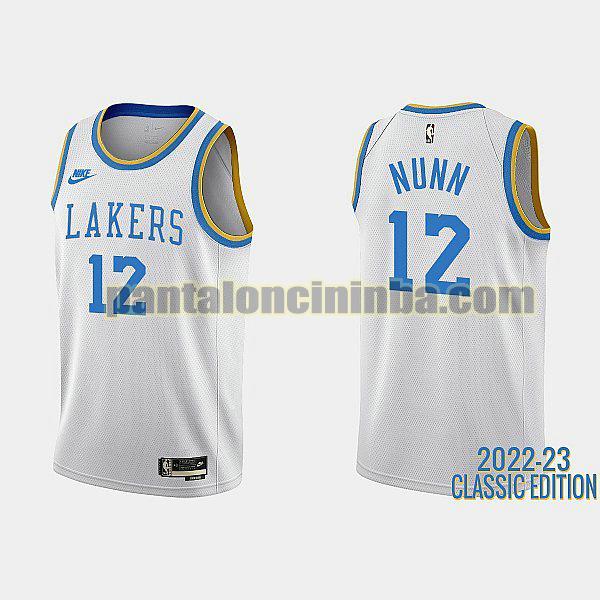 Maglie Uomo basket kendrick nunn 12 Los Angeles Lakers Bianco 2022-23