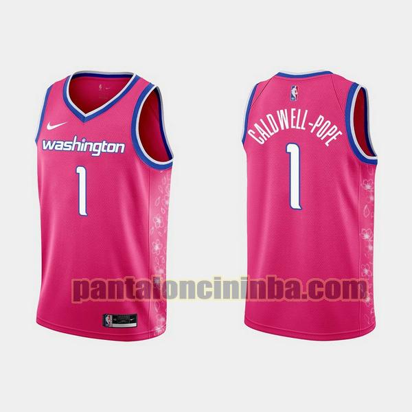 Maglie Uomo basket kentavious caldwell 1 Washington Wizards Rosa 2022 2023