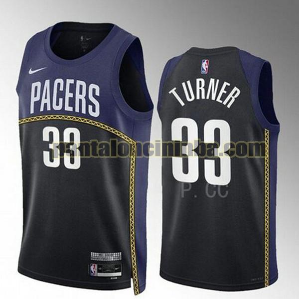 Maglie Uomo basket myles turner Indiana Pacers Blu 2022 2023