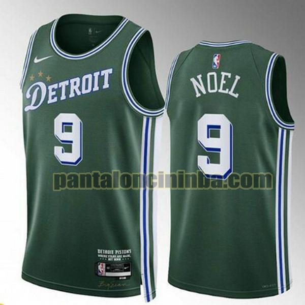 Maglie Uomo basket nerlens noel 9 Detroit Pistons Verde 2022-2023