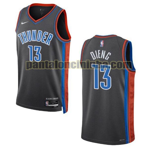 Maglie Uomo basket ousmane dieng 13 Oklahoma City Thunder Nero 2022 2023