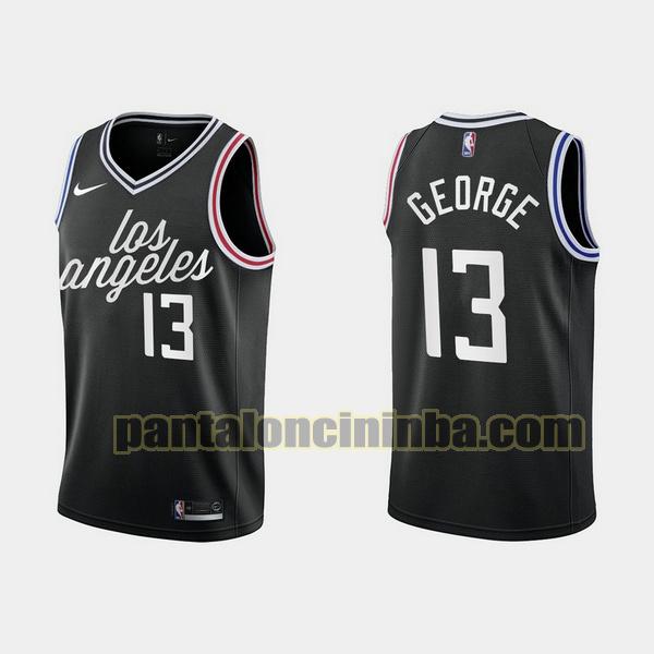 Maglie Uomo basket paul george 13 Los Angeles Clippers Nero 2022-2023
