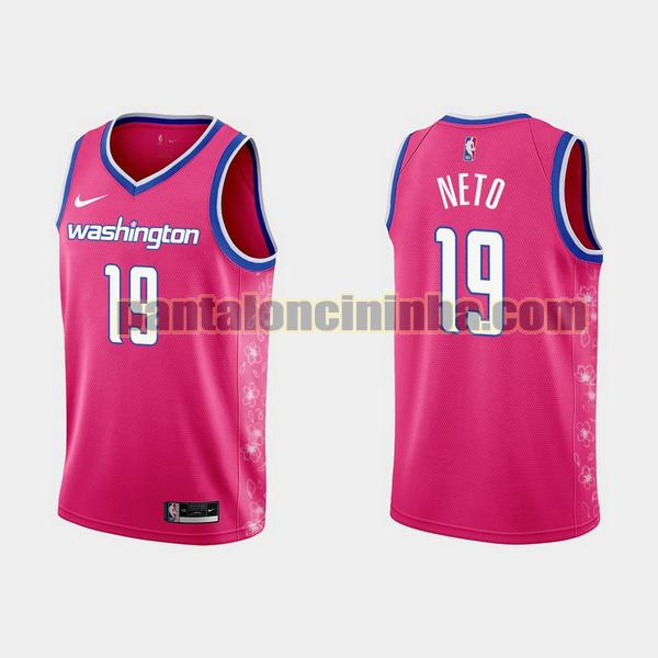 Maglie Uomo basket raul neto 19 Washington Wizards Rosa 2022 2023