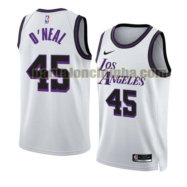 Maglie Uomo basket shareef o'neal 45 Los Angeles Lakers Bianco 2022-2023