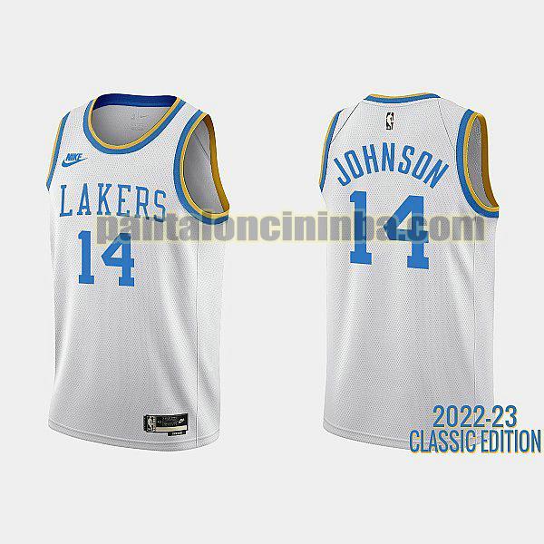 Maglie Uomo basket stanley johnson 24 Los Angeles Lakers Bianco 2022-23