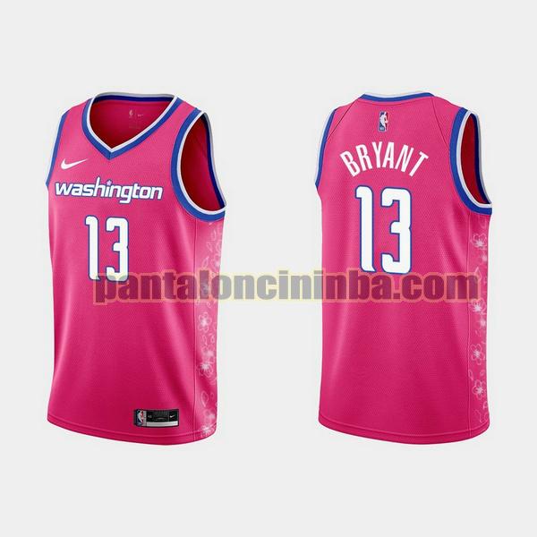 Maglie Uomo basket thomas bryant 13 Washington Wizards Rosa 2022 2023