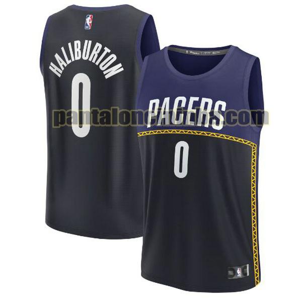 Maglie Uomo basket tyrese haliburton Indiana Pacers Blu 2022 2023