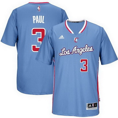 maglietta basket chris paul 3 los angeles clippers rev30 blu