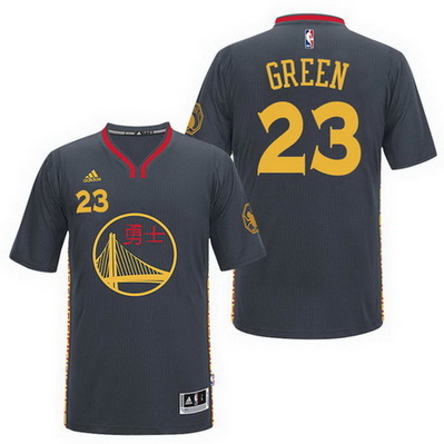 maglietta draymond green 23 2017 golden state warriors cina nero