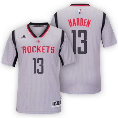 maglietta nba james harden 13 2016 houston rockets grigio