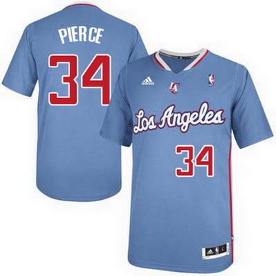 maglietta nba los angeles clippers paul pierce 34 rev30 blu