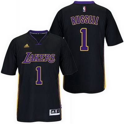 maglietta basket los angeles lakers d'angelo russell 1 nero