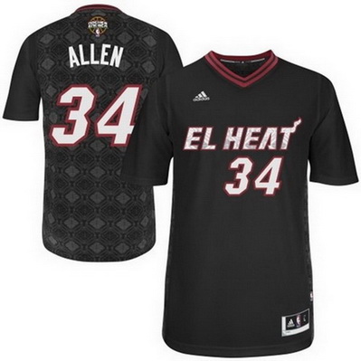 maglietta basket miami heat ray allen 34 nero