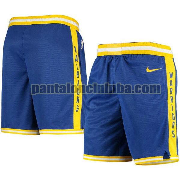 Pantaloncini Nba Uomo basket Golden State Warriors Blu 2021