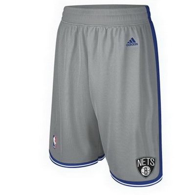 pantaloncini corti uomo basket nba brooklyn nets rev30 grigio