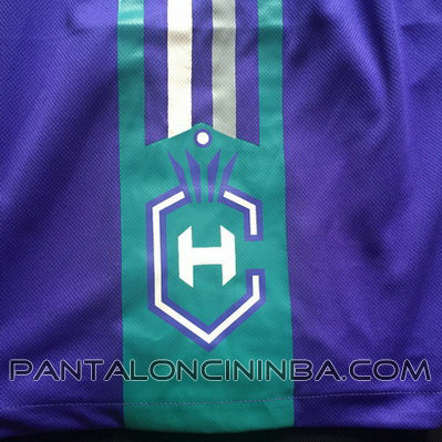 pantaloncini corti uomo basket nba charlotte hornets rev30 porpora