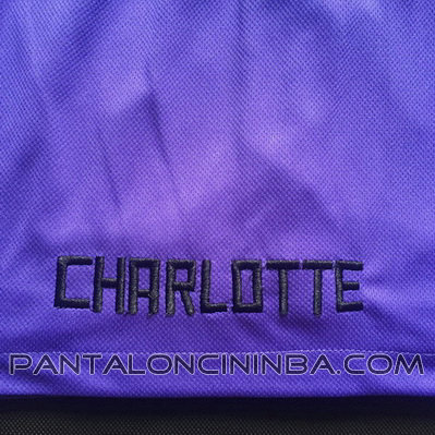 pantaloncini corti uomo basket nba charlotte hornets rev30 porpora