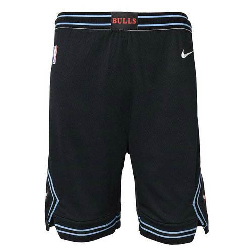 pantaloncini corti uomo basket nba chicago bulls 2018-2019 nero