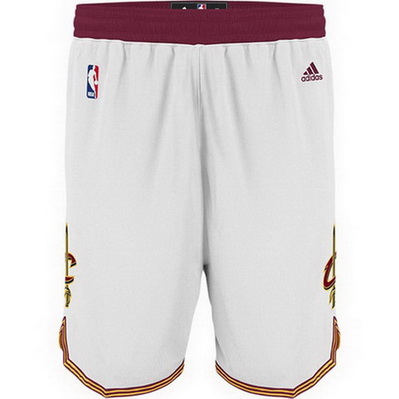 pantaloncini corti uomo basket nba cleveland cavaliers rev30 bianca