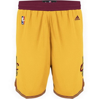 pantaloncini corti uomo basket nba cleveland cavaliers rev30 giallo