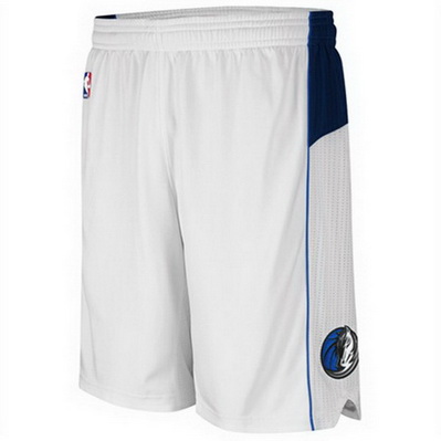 pantaloncini corti uomo basket nba dallas mavericks bianca