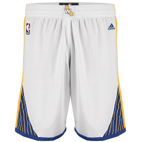 pantaloncini corti uomo basket nba golden state warriors rev30 bianca