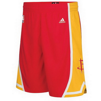 pantaloncini corti uomo basket nba houston rockets retro rosso