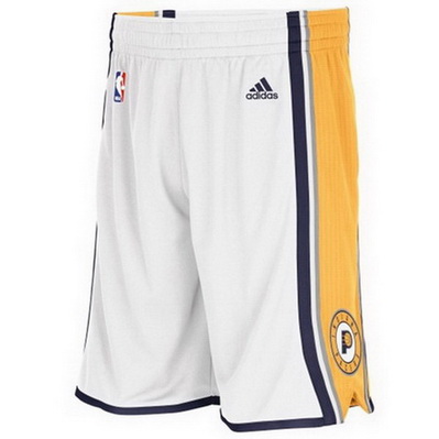 pantaloncini corti uomo basket nba indiana pacers rev30 bianca