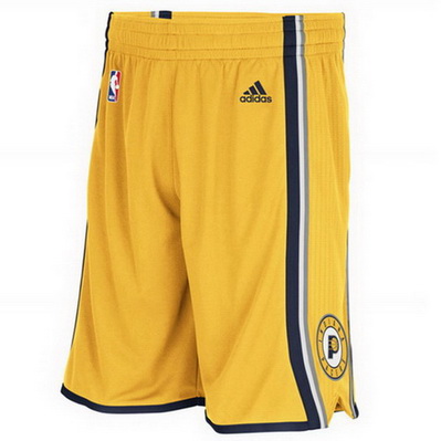 pantaloncini corti uomo basket nba indiana pacers rev30 giallo