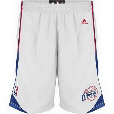 pantaloncini corti uomo basket nba los angeles clippers rev30 bianca