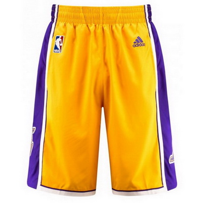 pantaloncini corti uomo basket nba los angeles lakers rev30 giallo