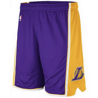 pantaloncini corti uomo basket nba los angeles lakers rev30 porpora