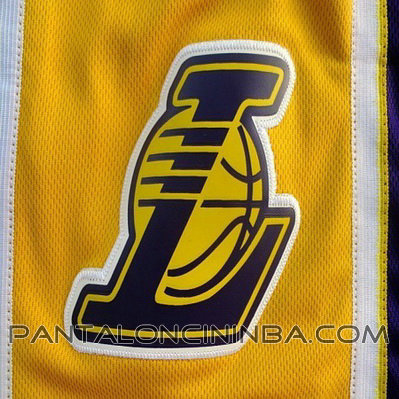 pantaloncini corti uomo basket nba los angeles lakers rev30 porpora