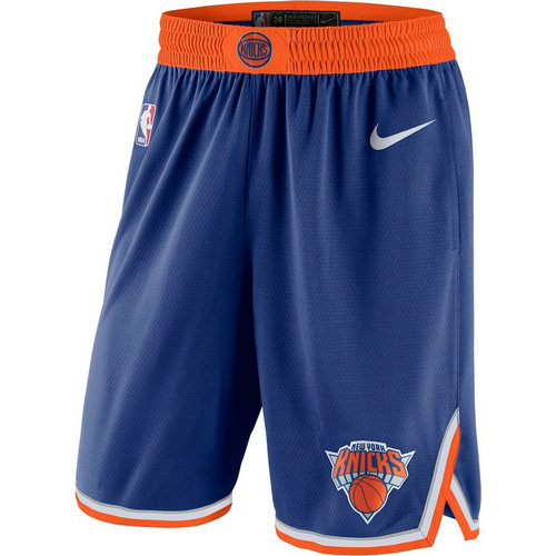 pantaloncini corti uomo basket nba new york knicks 2018 blu