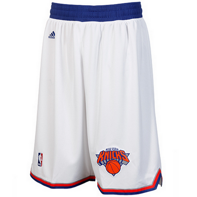 pantaloncini corti uomo basket nba new york knicks rev30 bianca