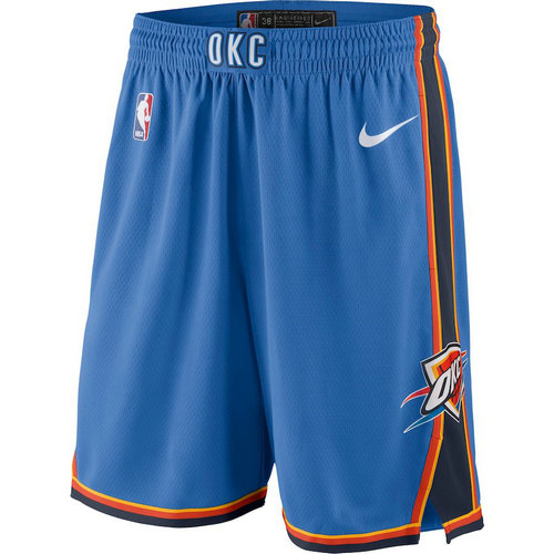 pantaloncini corti uomo basket nba oklahoma city thunder 2018-2019 blu