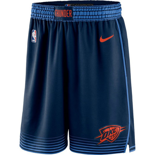 pantaloncini corti uomo basket nba oklahoma city thunder 2018-2019 navy