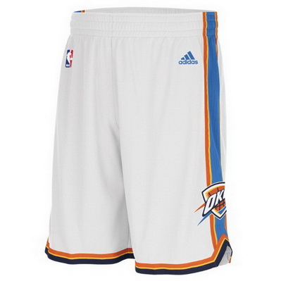 pantaloncini corti uomo basket nba oklahoma city thunder rev30 bianca