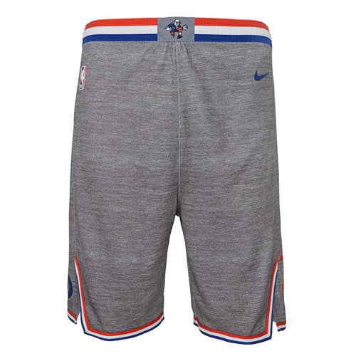 pantaloncini corti uomo basket nba philadelphia 76ers 2018-2019 grigio