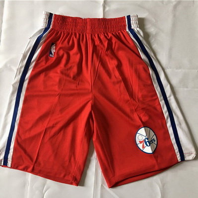 pantaloncini corti uomo basket nba philadelphia 76ers rev30 rosso